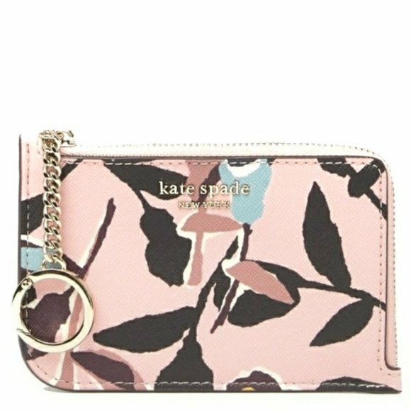 kate spade Accessories - 🆕️Kate Spade Paper Rose Pink Leather Cardholder